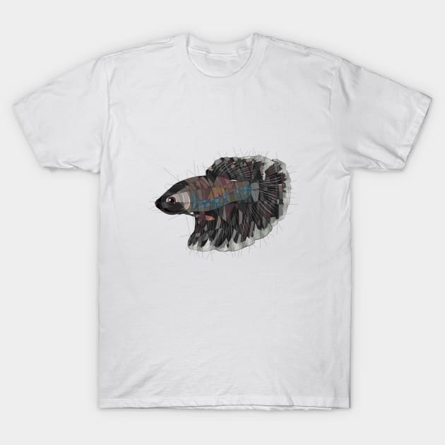 Heimdall the Betta T-Shirt by Blacklightco